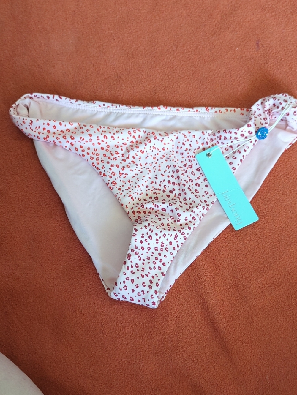 Leopard Print Pink Bikini Bottom - Women's Swimwear